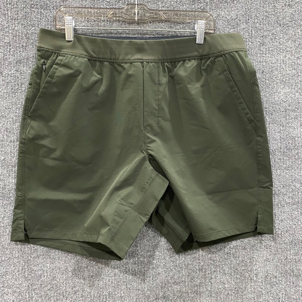 Public Rec All Day Every Athletic Shorts Mens 36 Olive Green Stretch